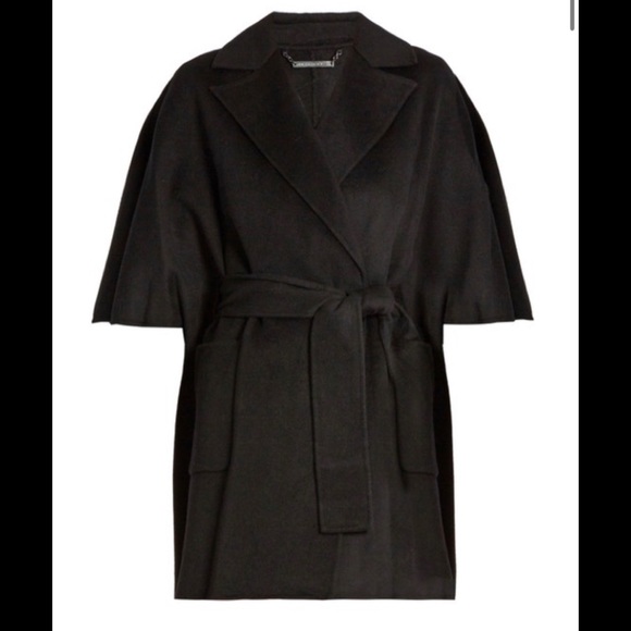 NWT DVF Belted Cape coat w/sleeves (XS/S/SP) - Picture 7 of 15